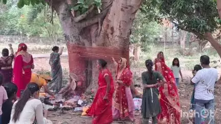 सतगावां: प्रखंड में सुहागिनों ने वट सावित्री की पूजा कर पति की लंबी आयु की कामना की