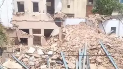 नवलगढ़: नवलगढ़ के राणी सती स्कूल भवन में तोड़फोड़, शिकायत के बाद प्रशासन ने काम रुकवाया