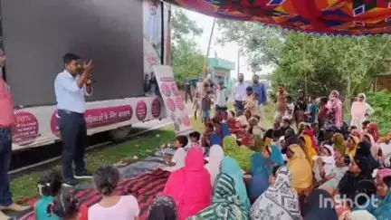 शंभूगंज: महथुडीह गांव में महिला संवाद कार्यक्रम आयोजित, जनकल्याणकारी योजनाओं की जानकारी दी गई