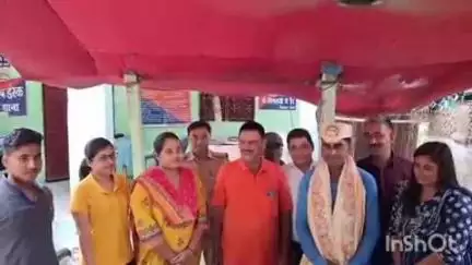 हरलाखी: खिरहर थाना के एएसआई के स्थानांतरण पर विदाई समारोह का आयोजन किया गया