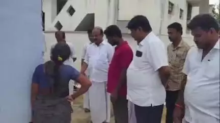 பவானி: கவுந்தப்பாடி சுற்றுவட்டார பகுதிகளில் முன்னாள் அமைச்சர் கே சி கருப்பண்ணன் ஆய்வு மேற்கொண்டார்