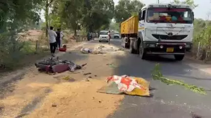 દેવગઢબારીયા: આંકલી ગામ પાસે રેતી ભરેલી ટ્રકે લીધા બે માસુમના જીવ