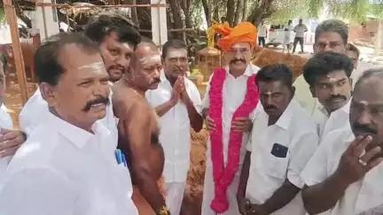கோவில்பட்டி: இனாம் மணியாச்சி பகுதியில் புதிய கலையரங்கத்தை திறந்து வைத்த கடம்பூர் ராஜு MLA