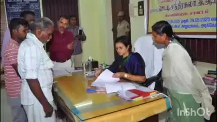 அரக்கோணம்: அரக்கோணம் வட்டாட்சியர் அலுவலகத்தில் நடைபெற்ற ஜமாபந்தி நிகழ்ச்சியில் மாவட்ட ஆட்சியர் பங்கேற்பு