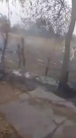 हरदौट गाव में खेत में अगी लगने से लोगों का 
हुआ नुसकान
