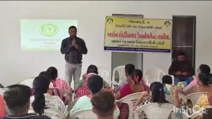 ઇડર: મેઘ દર્શન સોસાયટી ખાતે નાયબ બાગાયત નિયામક કચેરી દ્વારા અર્બન હોર્ટીકલ્ચર ડેવલપમેન્ટ અંતર્ગત તાલીમનું આયોજન કરાયું