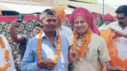 उच्चैन: भरतपुर विधायक सुभाष गर्ग ने प्रतिमा का अनावरण किया