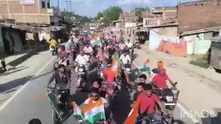 हरलाखी: हरलाखी प्रखंड क्षेत्र में ऑपरेशन सिंदूर की सफलता पर भाजपा नेताओं ने निकाली तिरंगा यात्रा