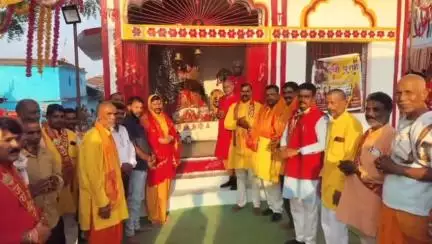 नौरोजाबाद: ग्राम बड़गांव में भव्य भंडारे के साथ श्रीमद् भागवत महापुराण कथा का समापन