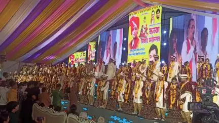 पनागर विधानसभा के लोकप्रिय विधायक माननीय श्री इंदु तिवारी जी के सुपुत्र श्री हर्ष तिवारी जी के जन्मदिवस पर 51कन्या विवाह
