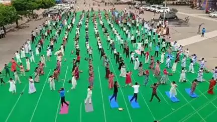 కోటప్పకొండలో ఘనంగా అంతర్జాతీయ యోగా మాసోత్సవాలు