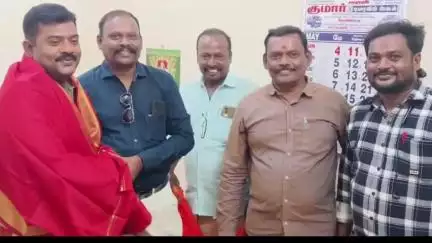 கோவில்பட்டி: வட்டாரப் போக்குவரத்து அலுவலகத்தில் போக்குவரத்து ஆய்வாளருக்கு வரவேற்பு