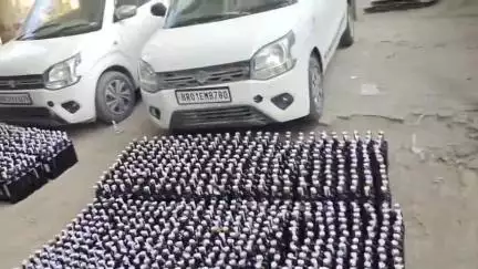 दरौली: महुजा गांव के पास पुलिस ने वैगनार से 813 लीटर शराब की जब्त