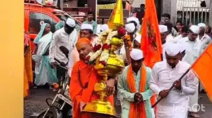 सुरगाणा: लिंगामे येथे आंतराष्ट्रीय महामंडलेश्वर स्वामी रमणगिरी महाराज यांचे उपस्थितीत श्री हनुमान मंदीर प्राणप्रतिष्ठा सोहळा संपन