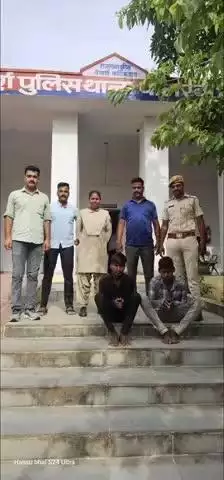 कोटड़ा: पानरवा थानाधिकारी धनपत सिंह के नेतृत्व में पुलिस टीम ने लूट की वारदात का किया खुलासा