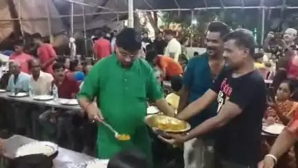 ডোমজুড়: শলপ মঠবাগানে তারামা পুজো উপলক্ষে অনুষ্ঠিত হলো অন্নকূট উৎসব  উপস্থিত বিধায়ক