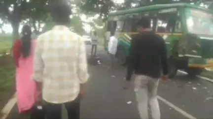 ଗୋପାଳପୁର: ରାମଚନ୍ଦ୍ରପଲ୍ଲୀ ଠାରେ ବସ ଓ ବାଇକ ମଧ୍ୟରେ ମୁହାଁମୁହିଁ ଧକ୍କା, ବାଇକ ଆରୋହୀ ମୃତ