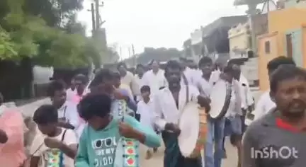 ఉడిచర్ల గ్రామంలో వైభవంగా పోలేరమ్మ తల్లి ప్రతిష్టాపన కార్యక్రమం