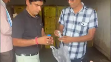 गंगापुर: गंगापुर सिटी में उस्मानी फ्रूट कम्पनी और रमजानी फ्रूट कम्पनी का औचक निरीक्षण, केमिकल से पकाए जा रहे फल का हुआ खुलासा