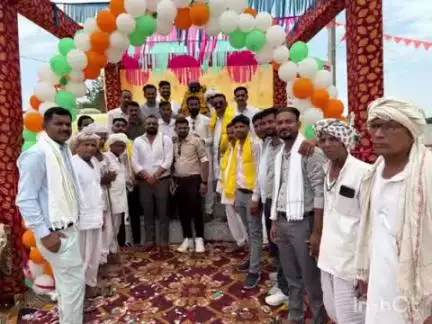 गनाेड़ा: नागनसेल गांव में श्री सरदार वल्लभभाई पटेल की प्रतिमा का अनावरण कार्यक्रम