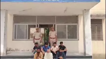 नीम का थाना: नीमकाथाना सदर पुलिस ने की बड़ी कार्रवाई, आठ आरोपियों को दबोचा