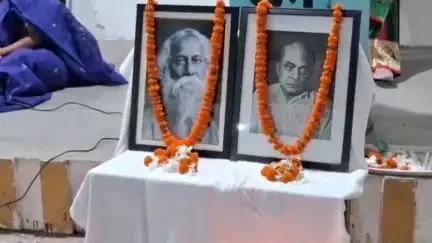 ফালাকাটা: ফালাকাটা সুভাষ পাঠাগার শহর গ্রন্থাগারের উদ্যোগে পালিত হলো রবীন্দ্র নজরুল সন্ধ্যা  #jansamasya