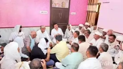फलौदी: फलोदी विधायक मास्टर पब्बाराम विश्नोई जंभेश्वर नगर के दौरे पर रहे
