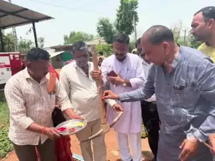 ભિલોડા: ભિલોડાના લુસડીયા ગામની મહિલા મંડળ માખે ધારાસભ્ય ના હસ્તે શેડનું ખાતમૂર્ત કરાયું.
