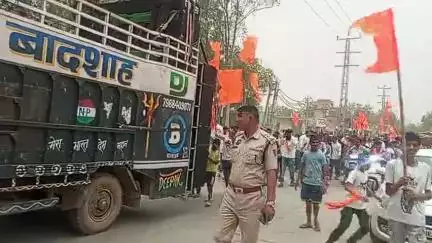 हथीन: महाराणा प्रताप की हथीन में निकाली भव्य शोभायात्रा
