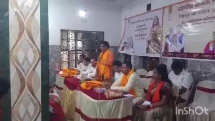 বরজোড়া: বিষ্ণুপুরে সাংগঠনিক জেলা বিজেপির বিশেষ সাংগঠনিক বৈঠক ও আলোচনার সভা অনুষ্ঠিত হল, জেলা সভাপতি সুজিত অগাস্তি