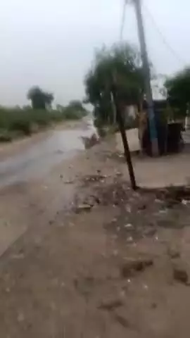chaurahe per Hui Barish balrai chauraha