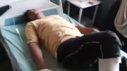 भोजपुर थाना क्षेत्र के बगिया गांव में सिरगिट का धुआं छोड़ने का विरोध किया तो तीन दबंग युवकों ने एक व्यक्ति को मारपीट कर
