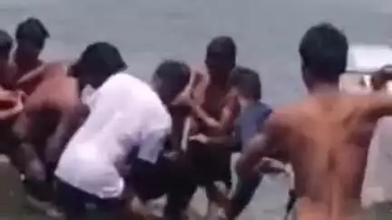 कसरावद: नर्मदा नदी में नहाते समय तीन युवक डूबे, दो को गोताखोरों ने बचाया, एक की मौत