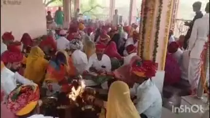 खमनोर: राजसमंद के पसुनिया में धोली मंगरी वाले भेरू मंदिर का प्रतिष्ठा महोत्सव संपन्न, 501 कलश के साथ निकली शोभायात्रा