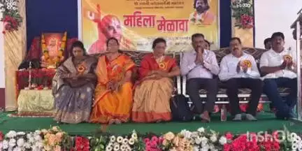 देसाईगंज वडसा: गजानन महाराज मंदिर  येथे जिल्हास्तरीय महिला मेळावा उत्साहात संपन्न