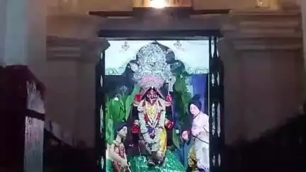 জয়নগর ২: জয়নগর ধন্বন্তরী কালী মায়ের  পূজা উপলক্ষে উপচে পড়া ভিড়