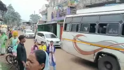 बजाग: बजाग तहसील मुख्यालय के बाजार में लगा जाम, आमजन परेशान, सोशल मीडिया पर वीडियो वायरल