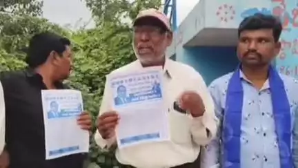 బూర్గంపహాడ్: జూన్ 8న జరిగే మాలల మహా జాతర కరపత్రం ఆవిష్కరణ చేసిన పినపాక నియోజకవర్గం అధ్యక్షులు తుమ్మల కిరణ్