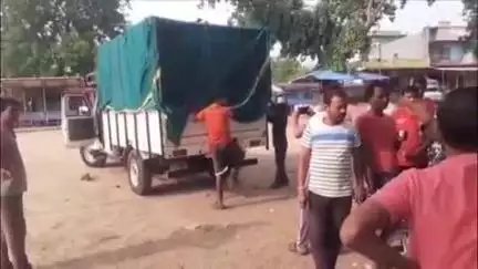 चिचोली: चुनाहुजूरी गांव में तीन गोवंश के साथ पिकअप वाहन ज़ब्त