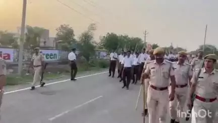 निम्बाहेड़ा: निम्बाहेड़ा में संघ शिक्षा वर्ग का पथ संचलन, जगह-जगह हुआ स्वागत