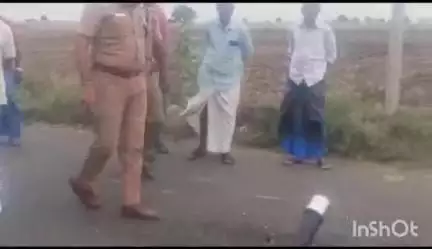வேப்பந்தட்டை: மேட்டுப்பாளையத்தில் மோட்டார் சைக்கிள்- மொபட் நேருக்கு நேர் மோதல், இரண்டு பேர் பலி