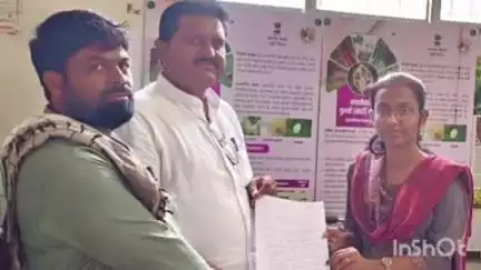 बाभूळगाव: महाडीबीटी पोर्टल वर बियाणे अर्जाकरिता मुदतवाढ मिळण्यासाठी राष्ट्रवादी काँग्रेस पक्षाच्या वतीने कृषी अधिकारी यांना निवेदन