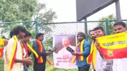 ಚಿಕ್ಕಬಳ್ಳಾಪುರ: ಹಿರಿಯ ನಟ ಕಮಲಹಾಸನ್ ರವರ ಕನ್ನಡ ವಿರೋಧಿ ಹೇಳಿಕೆ,ನಗರದಲ್ಲಿ ಕನ್ನಡ ಸೇನೆ ವತಿಯಿಂದ ಪ್ರತಿಭಟನೆ