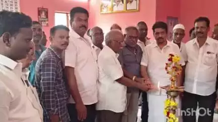 கலவை: கலவையில் புதிதாக கட்டப்பட்ட பால் உற்பத்தியாளர்கள் கூட்டுறவு சங்க கட்டிடத்தை MLA திறந்து வைத்தார்