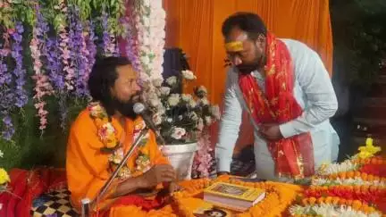 मांडर: बसकी गांव में शिव मंदिर प्राण-प्रतिष्ठा, रूद्र महायज्ञ सह रामचरितमानस कथा का आयोजन किया गया
