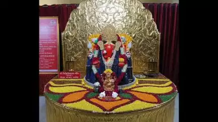 મહેમદાવાદ: શ્રી સિદ્ધિવિનાયક દેવસ્થાન ખાતે આજે વિનાયક ચોથે ગજાનંદ મહારાજની 51દિપની મહાદીપ આરતી તૅમજ ભજન કીર્તનનો ભક્તોએ લીધો લાભ