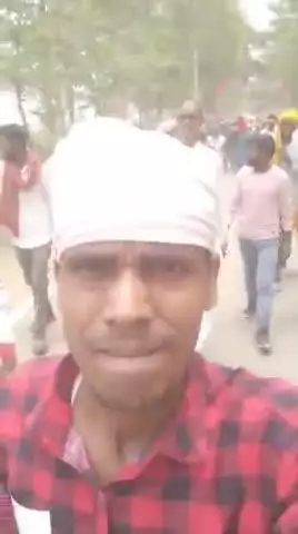 बिक्रमगंज प्रधानमंत्री नरेंद्र मोदी जी  के कार्यक्रम में जाते हुए जदयू नेता शंभु नाथ सिंह नीतीश वादी