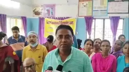 কাঁথি ৩: খড়িপুকুরিয়া ব্লক স্বাস্থ্য কেন্দ্রের ব্যবস্থাপনা ক্যান্সার স্ক্রীনিং ক্যাম্প আজ কানাইদীঘি গ্রাম পঞ্চায়েতে উদ্বোধন হল