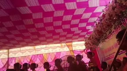 Bihariganj kany jhavar vidyalay me vidai sah samman samaroh ka aayojan