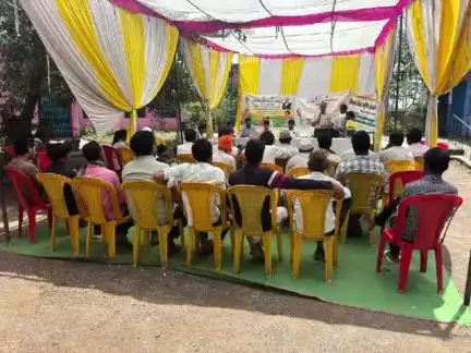 बहादुरपुर: राजमाता विजयराजे सिंधिया कृषि विश्वविद्यालय ग्वालियर द्वारा कृषि संकल्प अभियान के तहत गांवों में शिविर